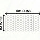 Plastic Chicken Wire Fence Mesh Net Roll - Durable, Rust-Proof, Non-Toxic, Safe
