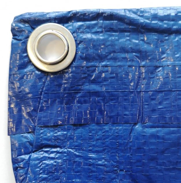 Tarpaulin Waterproof Tarp Cover Blue | Heavy Duty Ground Sheet Builders