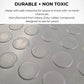 Grey Rubber Flooring Matting Roll - 3mm Thick - Coin Pattern