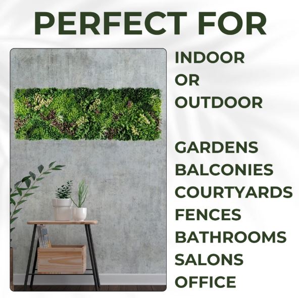 Artificial Plant Flower Living Wall Panels Realistic - 3sq. M - Indoor / Outdoor