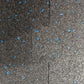 Rubber Gym Floor Interlocking Mats 1M x 1M 10mm / 15mm / 20mm Thick Blue Fleck