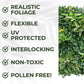 Artificial Plant Wall Panels Realistic Indoor / Outdoor Large 1m x 1m Greenwheat