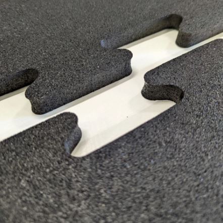Interlocking Crumb Rubber Gym Mats | Non-Slip, Durable, Easy Clean