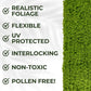 Artificial Plant Flower Living Wall Panels Realistic- Moss- Indoor / Outdoor