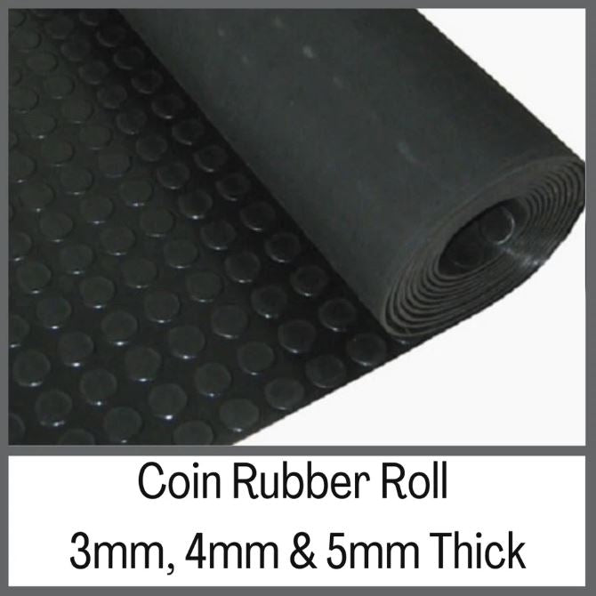 Rubber Flooring Roll For Work Shop Gym Van Garage Vehicle Floor Office | 1-5M