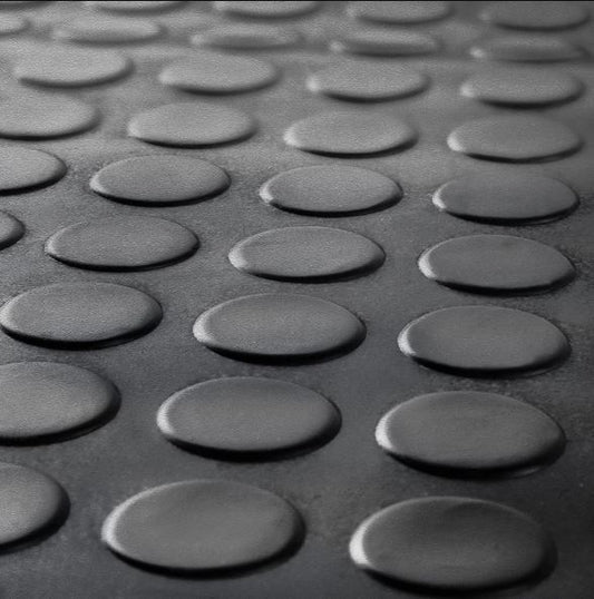Coin Penny Rubber Flooring Matting Roll Heavy-Duty Garage Van Shed Car