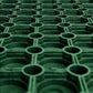 Green Heavy-Duty Grass Protection Mat 1.5m x 1m x 22mm Rubber Hollow Drainage