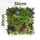 Artificial Wall Panel Realistic Plant Flower - 50cm x 50cm - Indoor / Outdoor