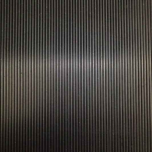 Fine Ribbed Rubber Roll Flooring Matting - 3mm Thick - 1m Wide -Up to 15m Length