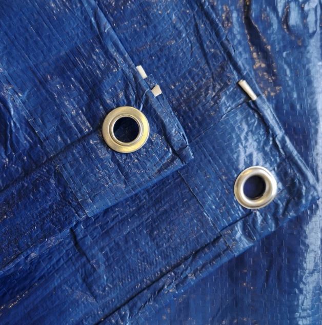 Tarpaulin Waterproof Tarp Cover Blue | Heavy Duty Ground Sheet Builders