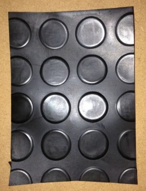 Coin Rubber Flooring Roll For Work Shop Gym Van Garage Vehicle Floor Office