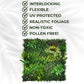 Artificial Plant Wall Panels Realistic Indoor / Outdoor 1m x 1m Lush Lonsdale