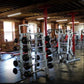 2 x Pro Heavy Duty Large Rubber Gym Black Grooved Mat Commercial Flooring 12mm