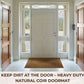 Coir Door Mat Heavy Duty Non-Slip 17mm Thick Entrance Matting - 15 Sizes