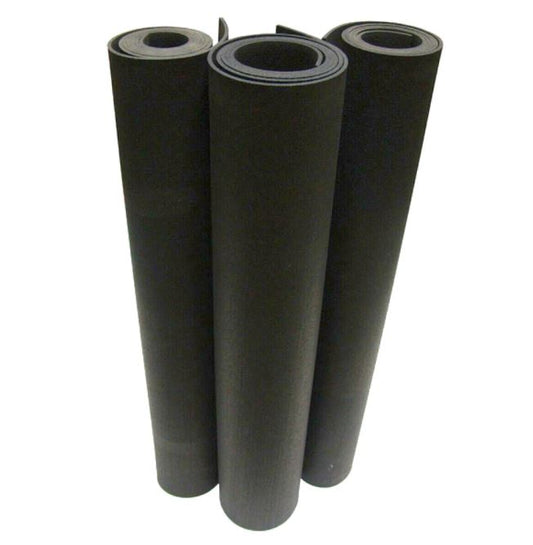 Smooth Rubber Roll Flooring Matting - 5mm Thick - 1.5m Wide - Up To 15M Length