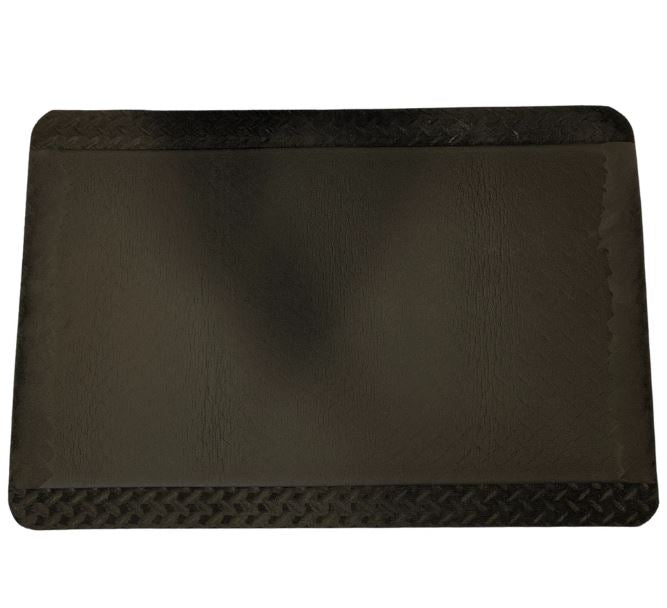Anti Fatigue Mat - Comfort Foam Backing -90cm x 60cm - Checker Surface