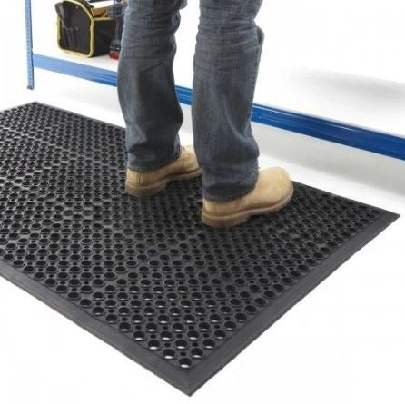 Bar Kitchen Anti Fatigue Mat Heavy Duty Rubber Non Slip Non Trip Edge