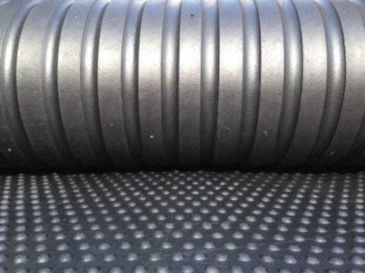 Twin Pack Bubble Top Rubber Stable Matting 6ft x 4ft 18 mm Horse Mats