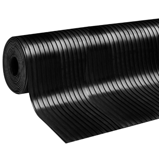 Rubber Van Flooring Mat Heavy Duty Wipe Clean 22 Sizes & Thicknesses