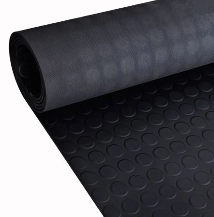 Coin Pattern 3M x 1.8M Rubber Flooring | Van, Garage, Shed Mat Roll