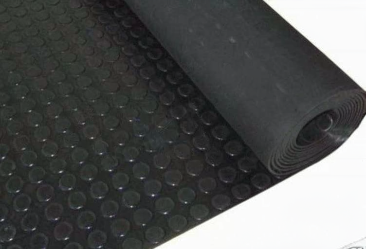 Coin Rubber Flooring Roll For Work Shop Gym Van Garage Vehicle Floor Office