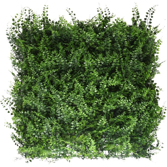 Artificial Wall Panel Realistic Fern Plant Flower - 50cm x 50cm Indoor / Outdoor