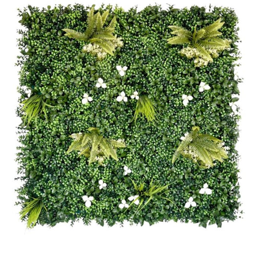 Artificial Plant Wall Panels Realistic Indoor / Outdoor Large 1m x 1m Cliff Side