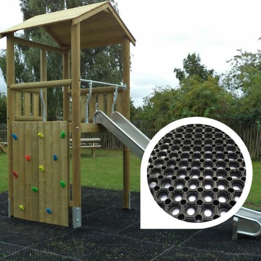 12 x Gateway Grass 16mm Playground Cow Mats Horse Golf Rubber Matting