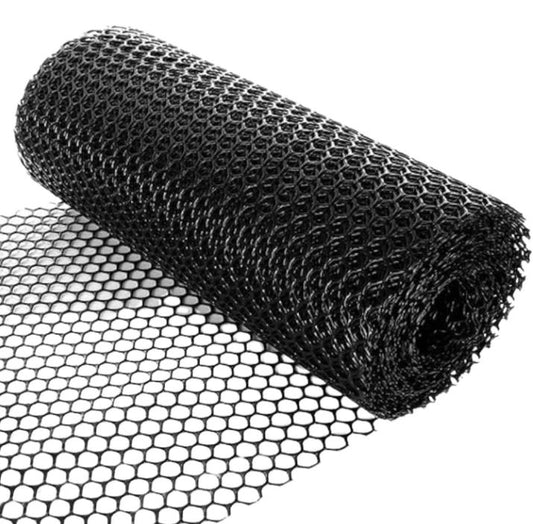 Plastic Chicken Wire Fence Mesh Net Roll - Durable, Rust-Proof, Non-Toxic, Safe