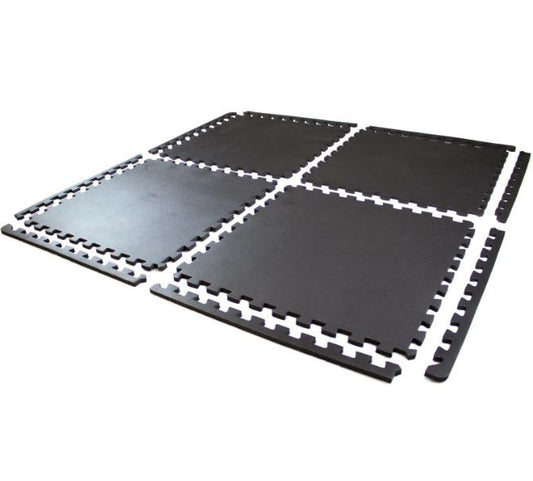 Interlocking EVA Floor Mat Tiles Baby Kids Playroom |10mm Thick | 4-Pack |