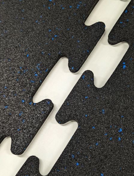Gym Floor Mat Tiles Interlocking Heavy Duty Non Slip 1M x 1M 10mm / 15mm / 20mm