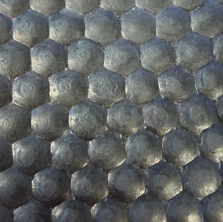 Hammertop Textured Matting - 8mm Rubber Flooring Roll 2m x 3m - Vans, Garages