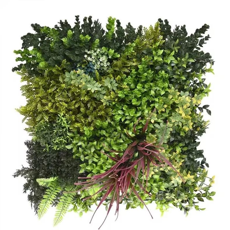 Artificial Wall Panel Realistic Plant Flower - 50cm x 50cm - Indoor / Outdoor