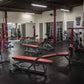 1 x Pro Heavy Duty Large Rubber Gym Black Grooved Mat Commercial Flooring 17mm