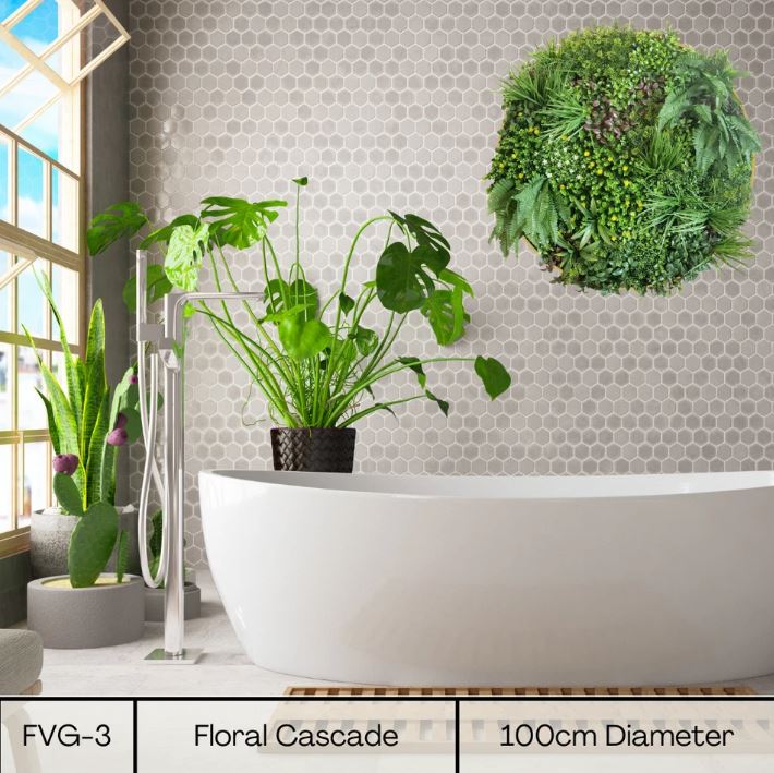 Framed Artificial Plant Flower Wall Panels Luxury Realistic Plant 3 Styles