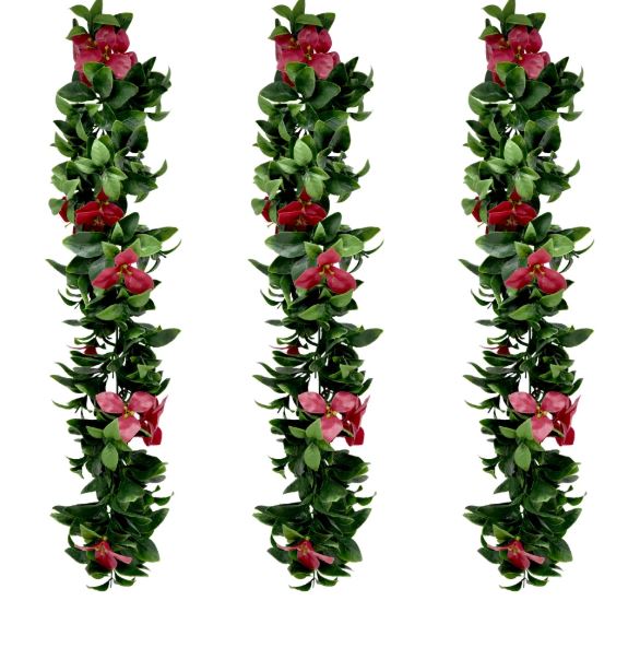 Artificial Hanging Plants Vines Leaves-Pack of 3 -60cm Long-Gardenia