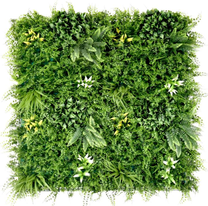 Artificial Plant Wall Panels Realistic Indoor Outdoor Large 1m x 1m Beacon Fern