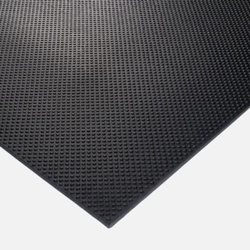 Gym Rubber Flooring mat, Bubble design, 6ftx4ftx12mm, Heavy Duty Large, 25kg