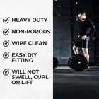 Rubber Gym Floor Tiles | 4 Mat Pack Of Heavy Duty 14mm Interlocking 900 x 900mm