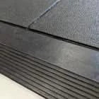 Interlocking Rubber Gym Mat Floor Tiles 90cm x 90cm x 14mm & Edge Strips