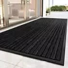 Non Slip Rubber Door Mat Heavy Duty Washable Rug Indoor Outdoor Welcome Door Mat
