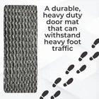 Door Mat - Low Profile 5mm Thick - Washable - Non Slip Rubber Backing - Heavy Du