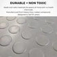 Grey Rubber Flooring Matting Roll - 3mm Thick - Non Slip Coin Pattern