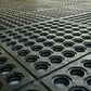 Interlocking Rubber Safety Mat For Restaurant Bar Tack Room Garage 90 x 90Cm
