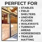 Bubbletop Rubber Stable Matting 6ft x 4ft 12mm Horse Mats Equestrian Floor