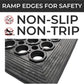 Rubber Door Entrance Mat Safety Non-Slip Anti-Fatigue Heavy Duty - 150cm x 90cm