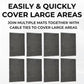 Heavy Duty Rubber Scraper Door Mat 140x85cm Non Slip Indoor Outdoor