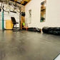 Heavy Duty Rubber Gym Mat 12mm Smooth Commercial Grade Flooring 1.8M x 1.2M 28kg