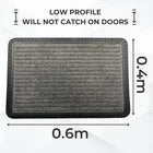 Door Mat - Low Profile 5mm Thick - Washable - Non Slip Rubber Backing - Heavy Du