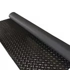 3.5MM Checker Heavy Duty Rubber Flooring Matting Garage Large Diamond 1.8 Wide